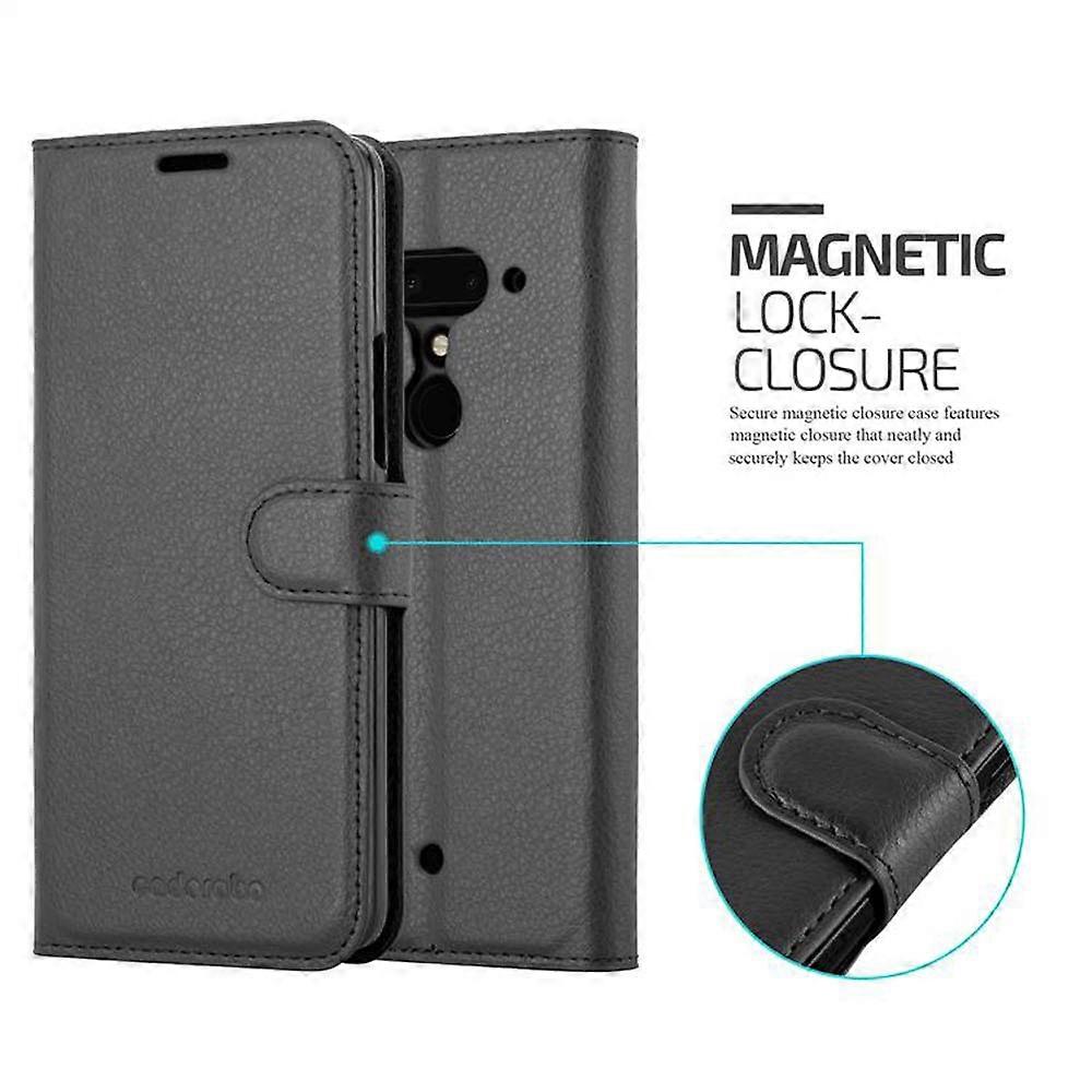 HTC U12 PLUS Case - Protective Case with Card Slots and Stand Function