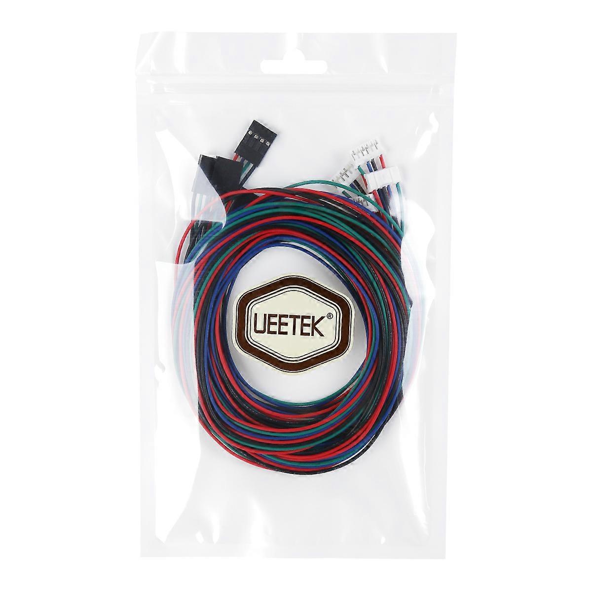 Stepper Motor Cables for 3D Printer Use with Silicon Rubber Lightweight 4 Pcs 100 cm Long