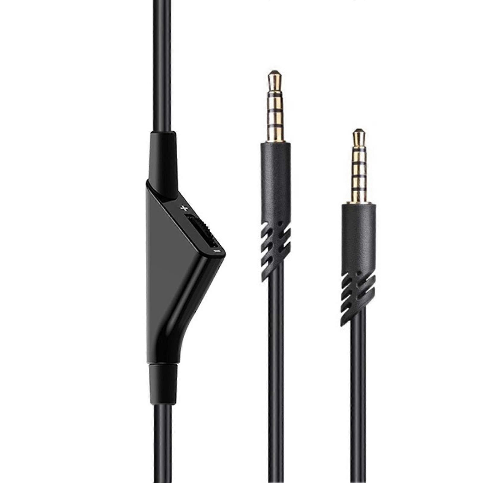 Gaming Headset Audio Cable 2 Meter Extension Cable Compatible with A10 A40 A30 Durable Clear Sound Quality