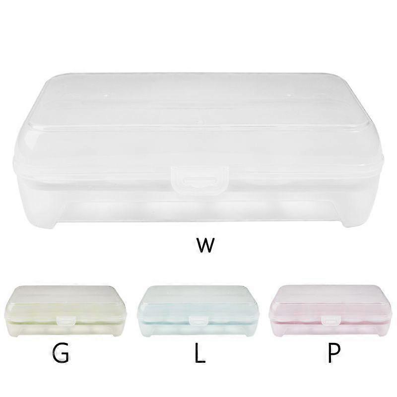 Feiona Pack Covered Holders For Refrigerator,Clear Deviled Tray Storage Box Dispenser Stackable Plastic Containers(15 Eggs).