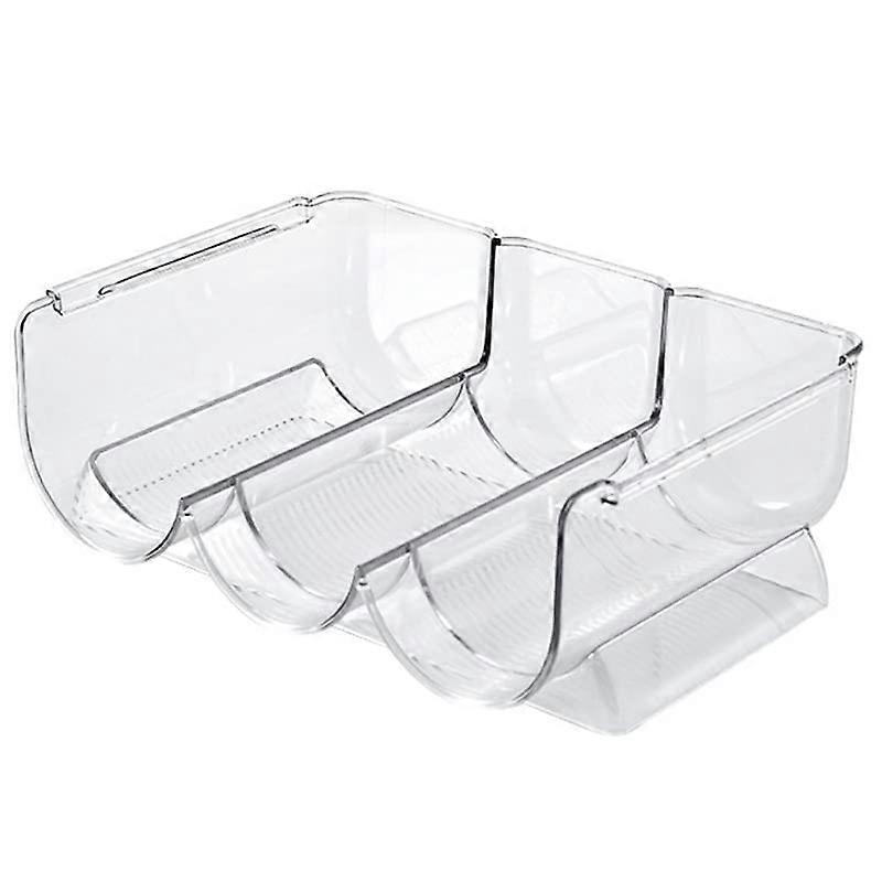 Wine Rack Clear Stackable 3 Bottle Holder with SpaceSaving Design and Secure NonSlip Base