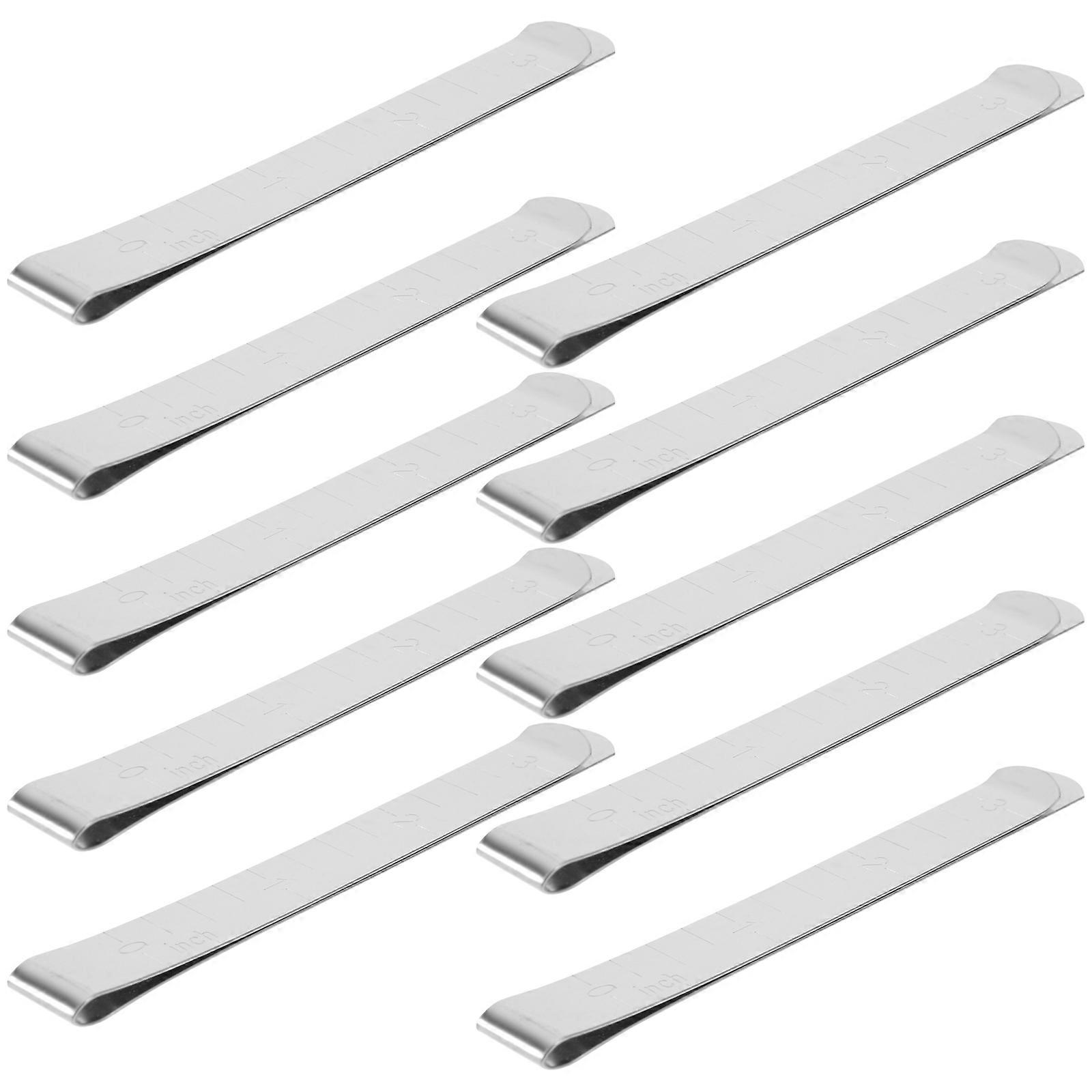 Candy Floss Mesh Clips Stainless Steel Stable Support for Kitchen Use 10Pcs