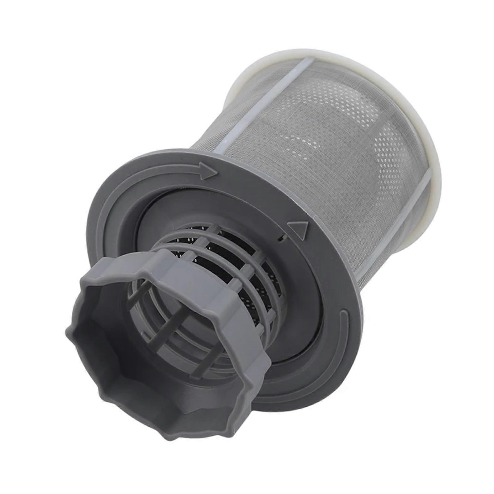 Grey Dishwasher Mesh Filter Set with 360° Spray Coverage, Replacement Kit for Dishwasher Series