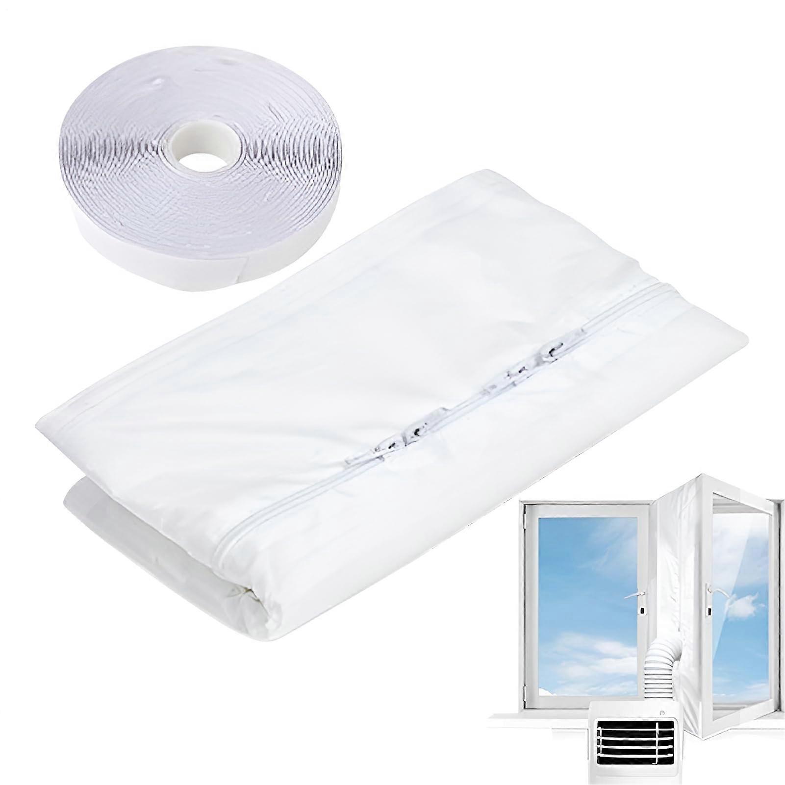Portable Air Conditioner Window Seal Kit, Energy Saving Waterproof Insulation for Sliding Windows