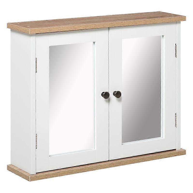 Bathroom Mirror Cabinet Wall Mounted Storage Cupboard