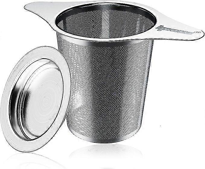 2025 Tea Strainer With 2 Handles And Lid/drip Tray