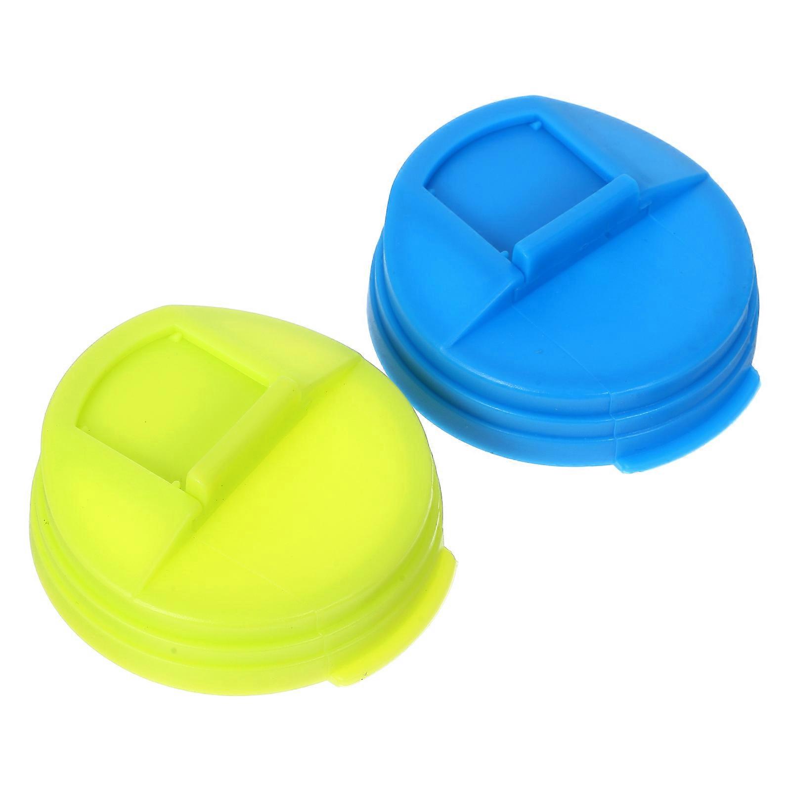 Practical Can Lids Press Type Sprayproof Covers for 2Pcs Home Use