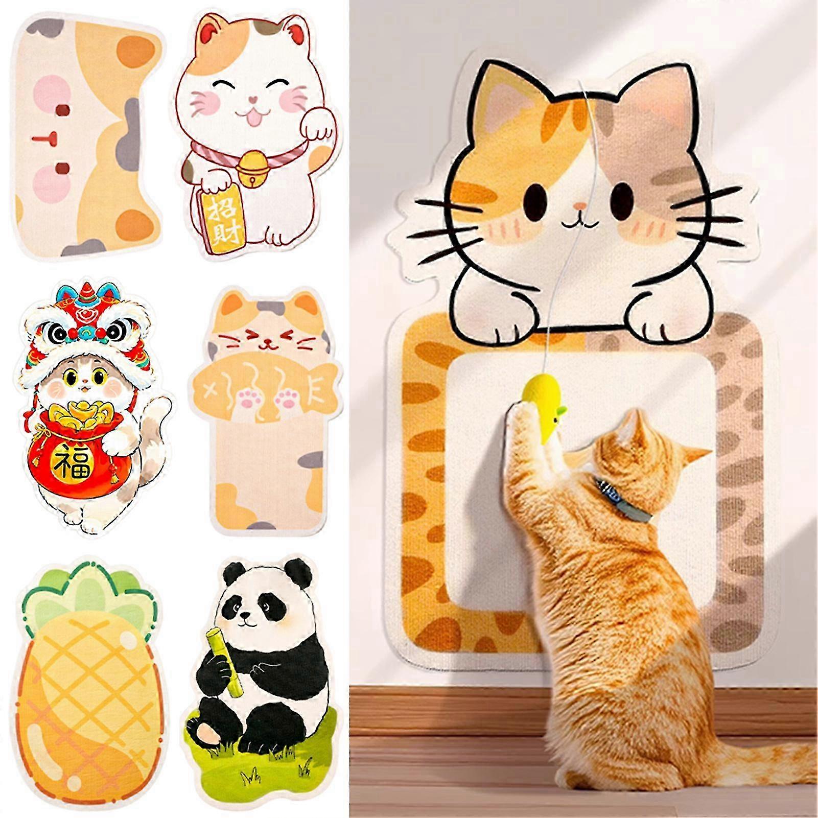 Wall Mounted Cat Scratcher Vertical Wall Couch Protector Pet Supply  G