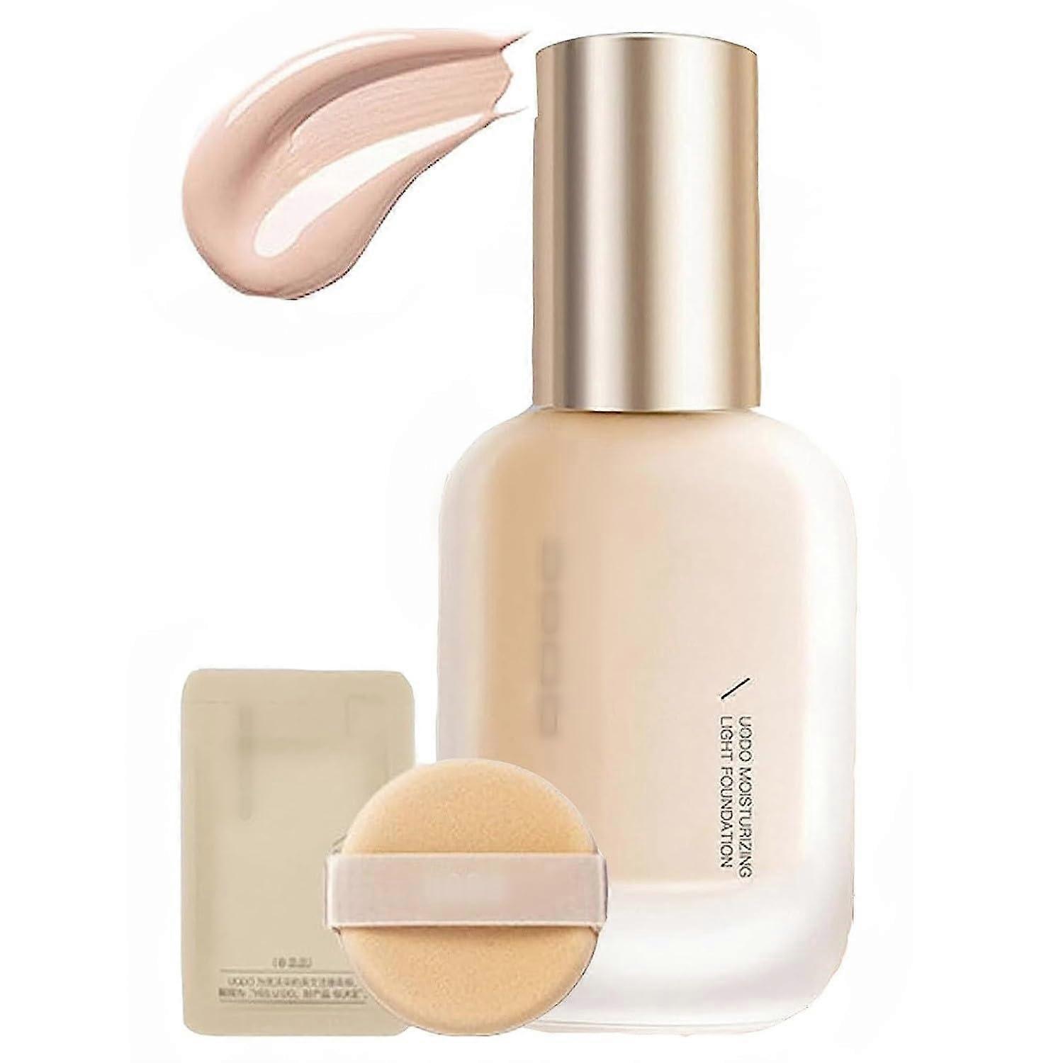Liquid Foundation C01 Natural Waterproof Long Wear Full Coverage Hydrating Matte Finish