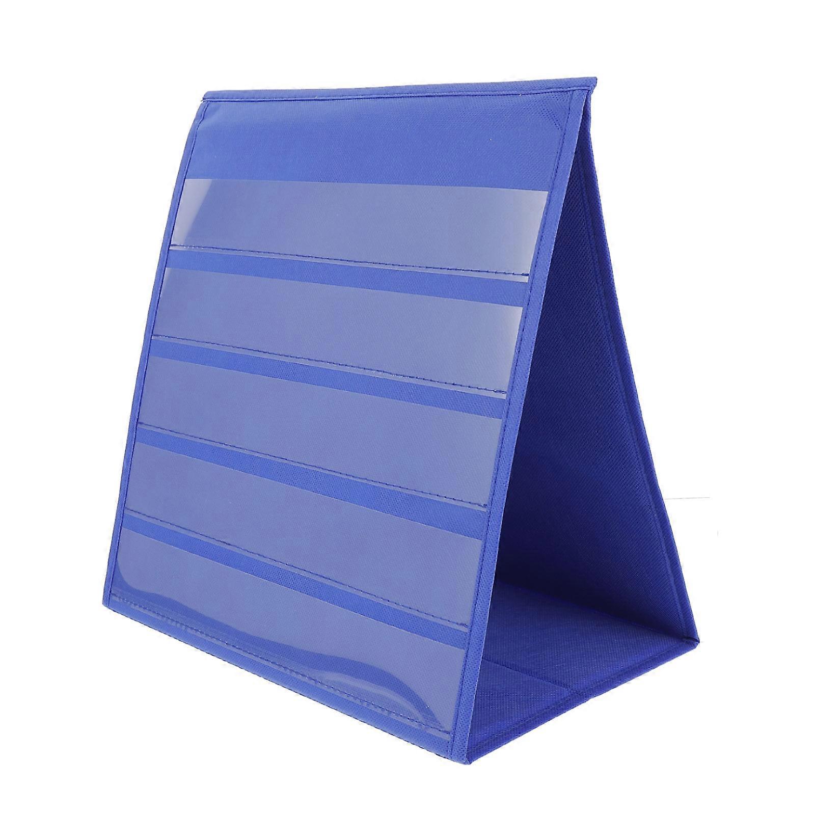 Teaching Display Stand Desktop Pocket Chart for Educational Use 20 Cards