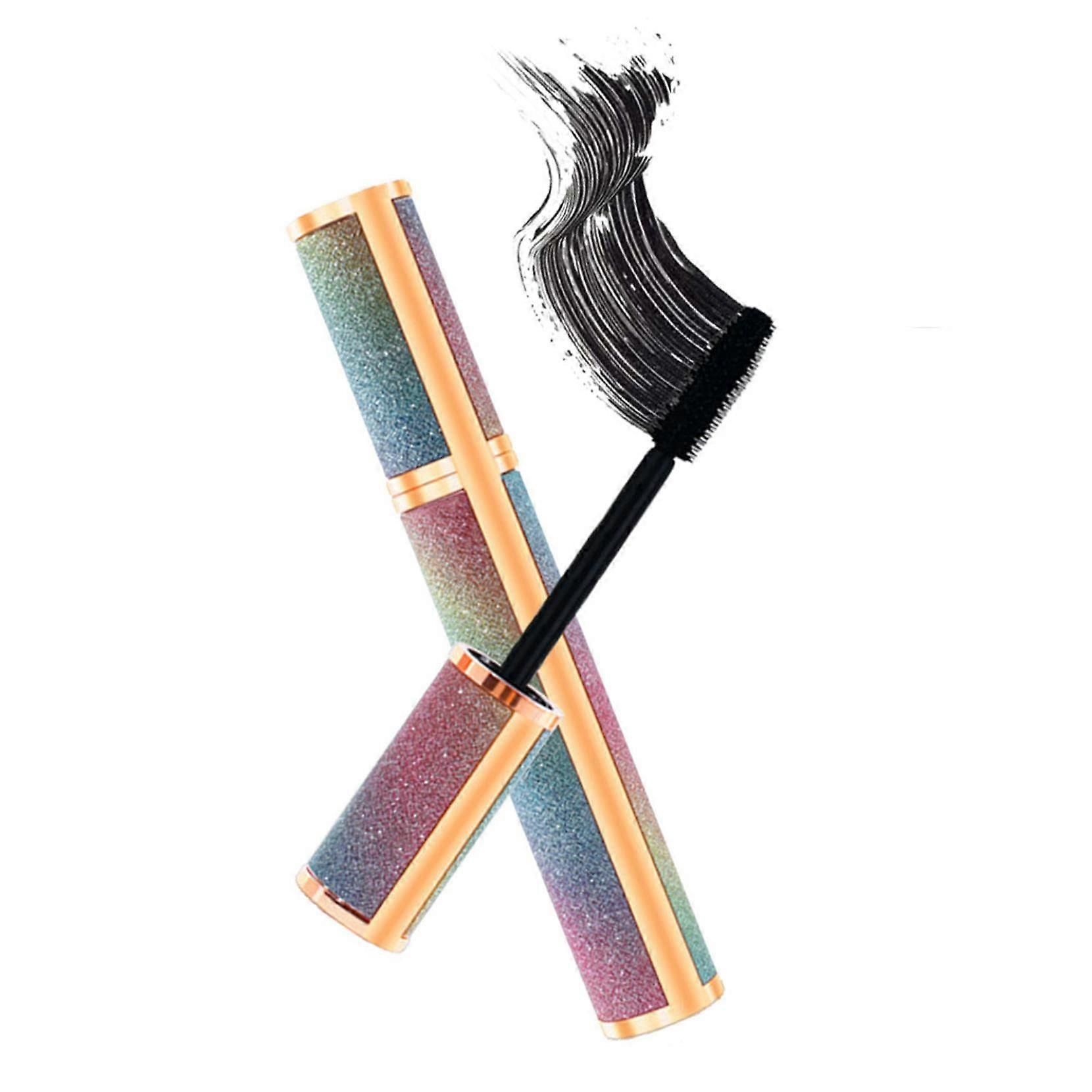 Black Waterproof Mascara with Long Curling Volumizing Effect for Smudge Proof Eye Makeup