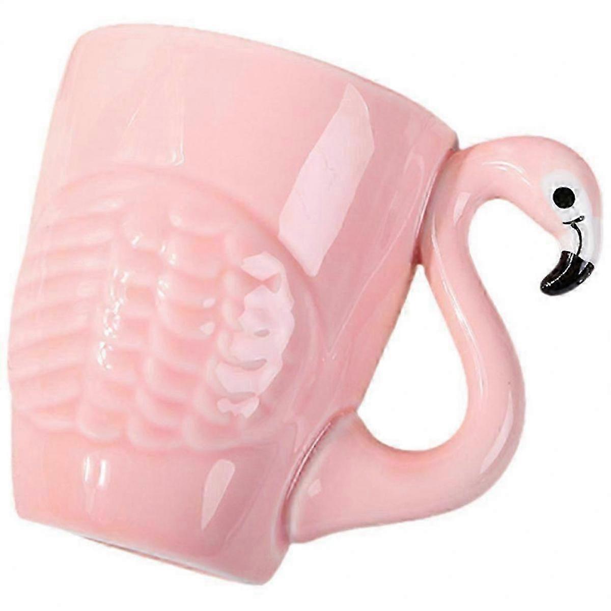 Flamingo Mug, Durable Ceramic for Cafes & Homes