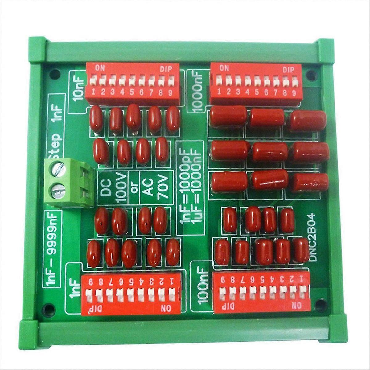 Dnc2B04 1Nf to 9999Nf Step-1Nf Programmable Capacitor Board,With Case