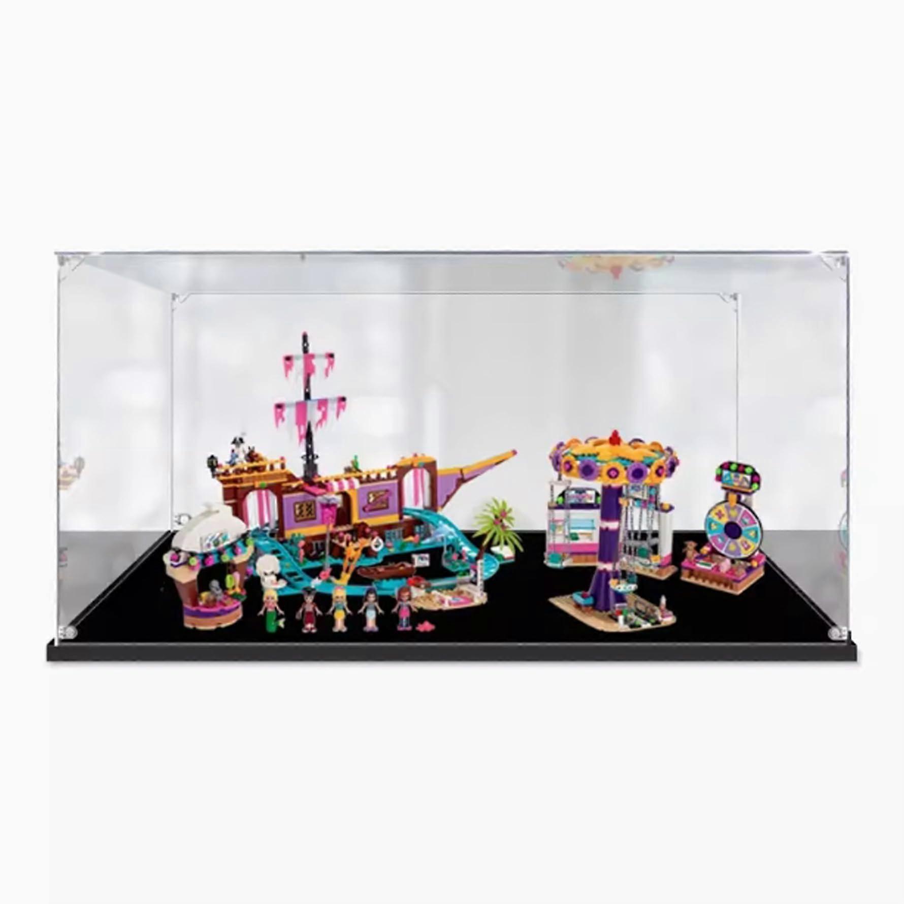 Display Case Transparent Acrylic Dustproof Waterproof for  41375 Playground 60x45x35cm