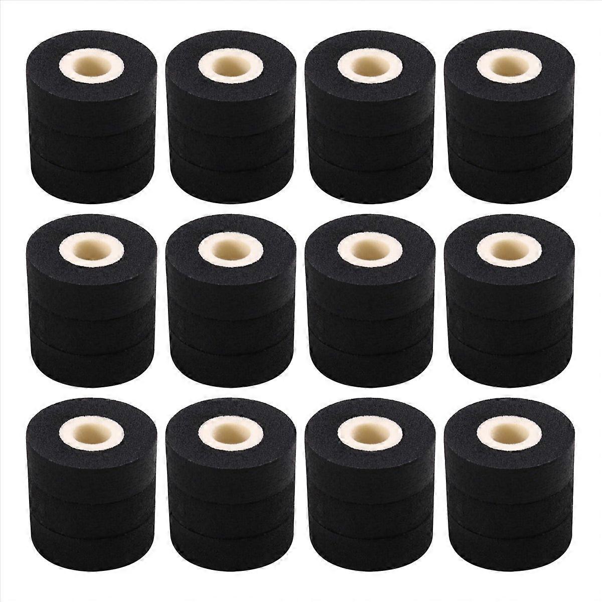 36PCS 36x10mm Black   Stamp Coder Ink Roll for MY380F DK1000 DK1100 Coding Sealing Machine