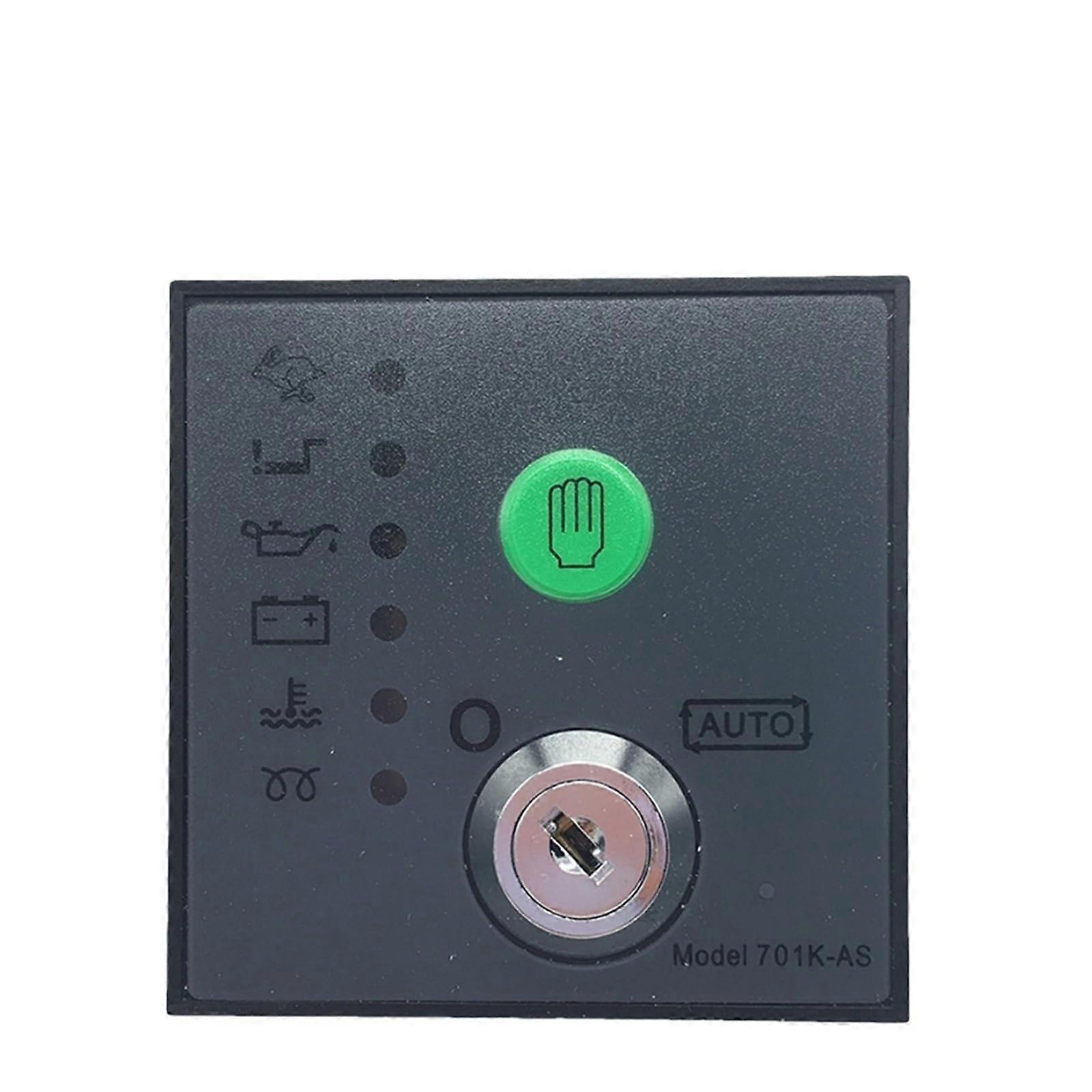 701AS Auto Start Generator Controller Key Start Panel Board Kit Replacement for DSE 701 Series