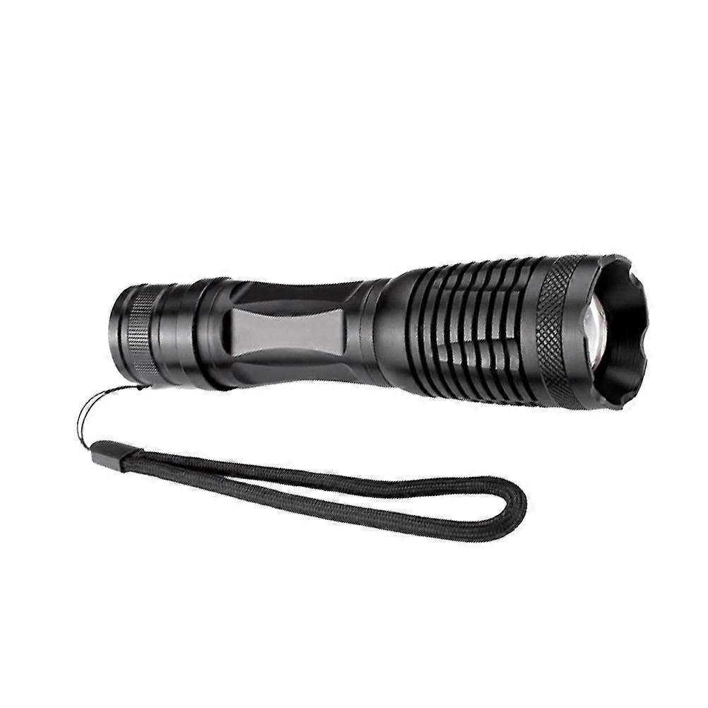 Uv Flashlight Zoom LED Double Light Source with Remote Strong Light