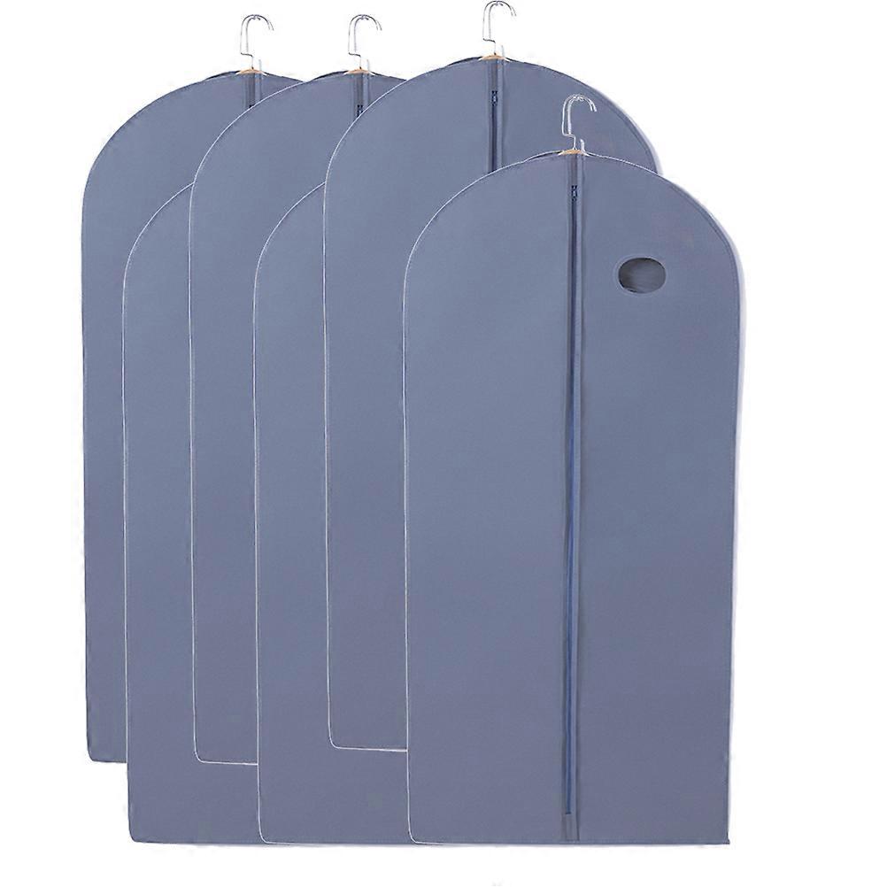 Clothes Bag Dust Protector for Clothes 6Pcs Breathable Garment Covers Grey