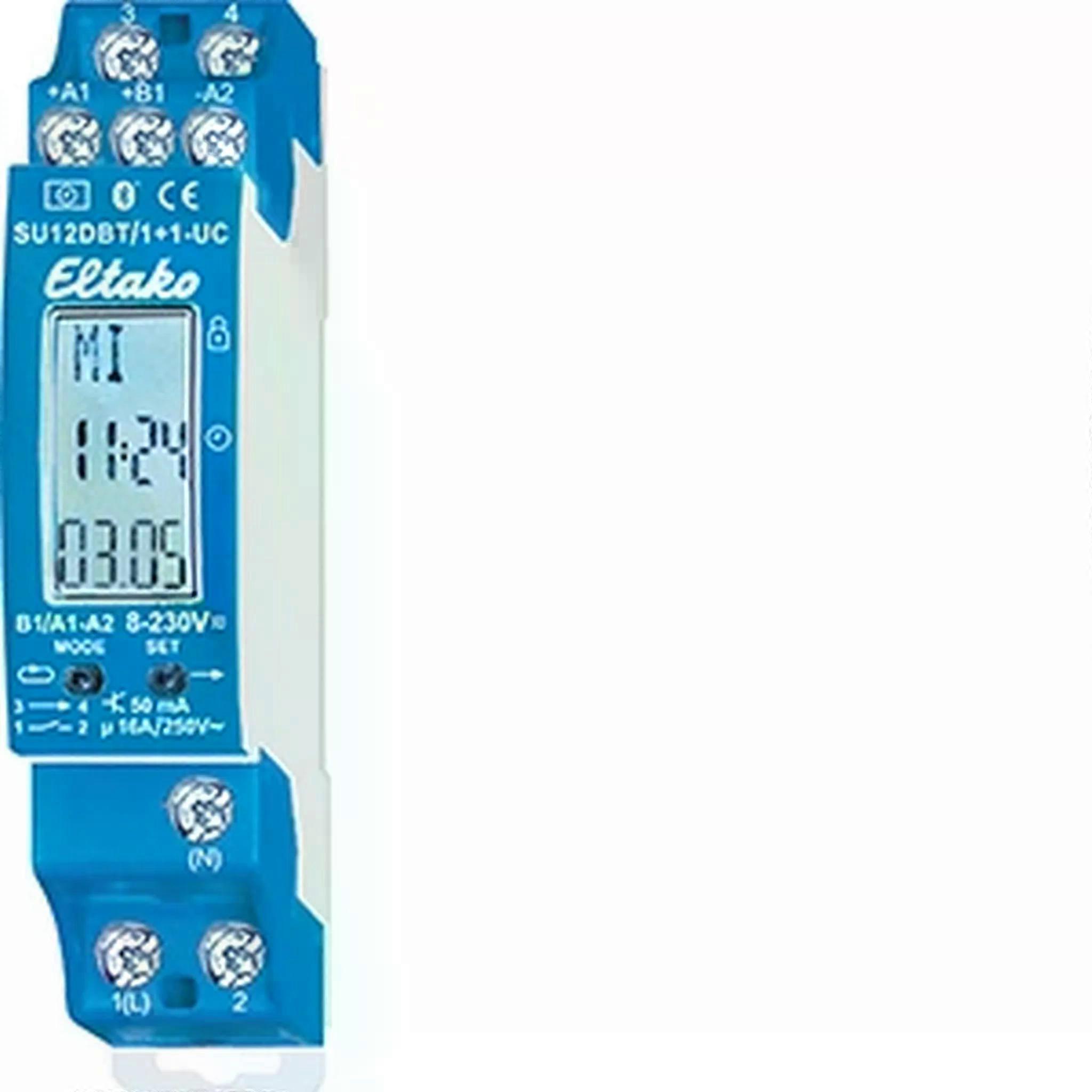 ELTAKO 2-Kanal-Schaltuhr, Display, Bluetooth, 1 Stk.