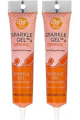 Wilton Sparkle Decorating Gel Orange 2 Pack