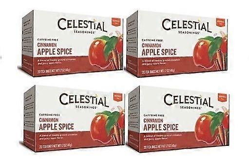 Celestial Krydder kanel eple Spice te 4 Box Pack