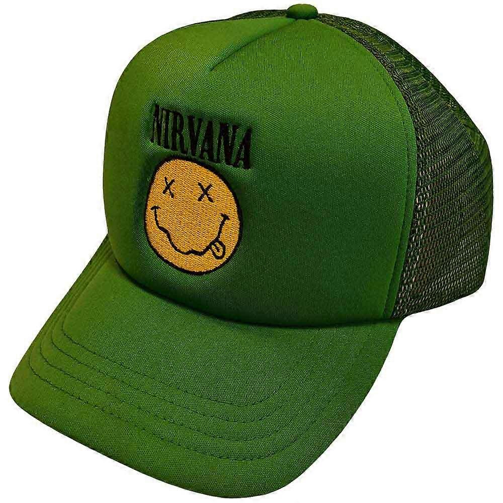 Nirvana Band Logo Smile Strapback