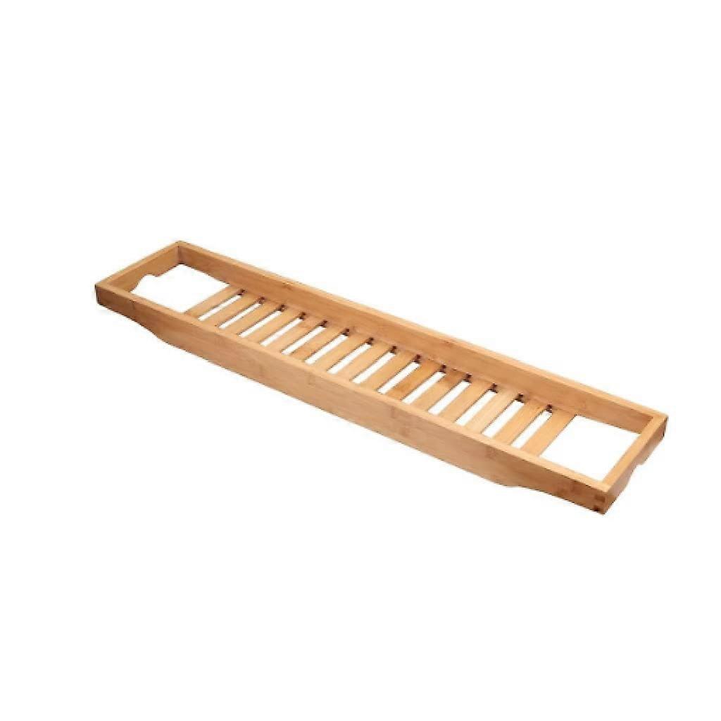 Adjustable Bathtub Caddy Tray for Declutter Bathroom Surfaces and Waterproof Ledge Storage