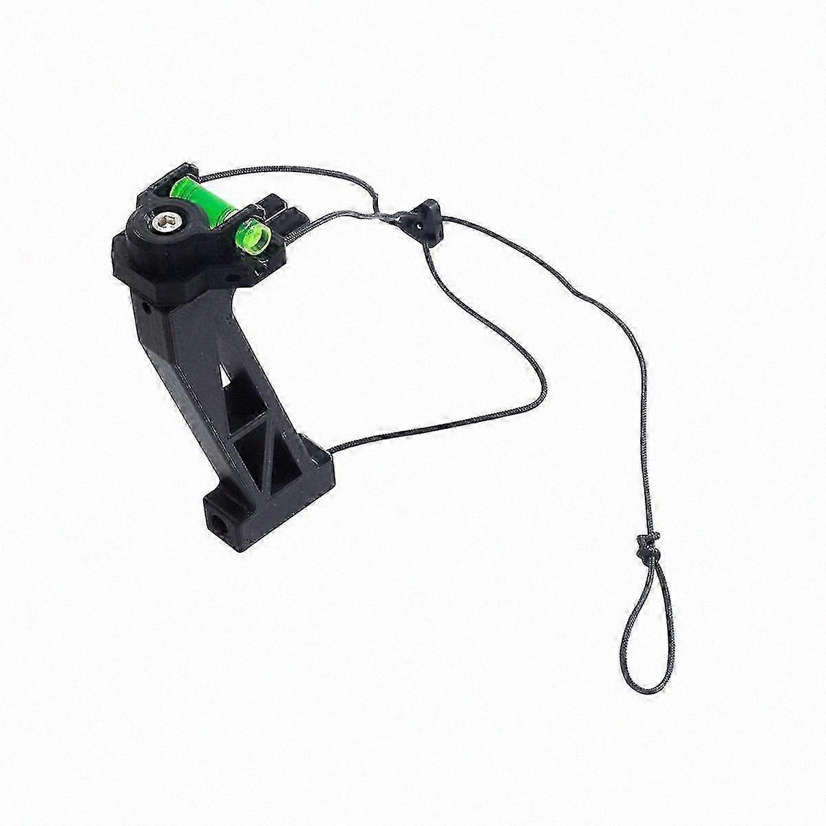 Archery Training Tool with Horizontal Bubble Adjustment and Simulated Handle for Bow Practice