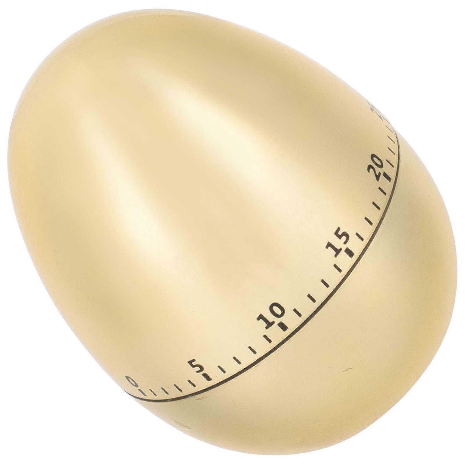Creative Egg Shape Timer Kitchen Timer for Cooking 3Pcs Golden Set