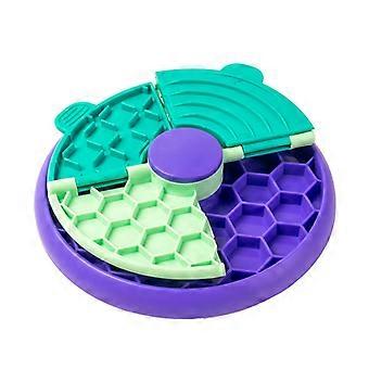 Dog food hiding place, a great way to boost intelligence and relieve boredom, interactive slow-feeding device, 21*21*4.5cm