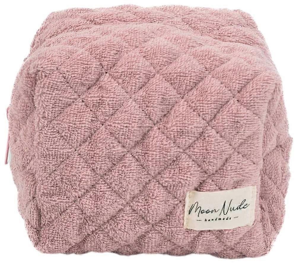 Moon Nude Blush Mini Makeup Bag - Pink/white