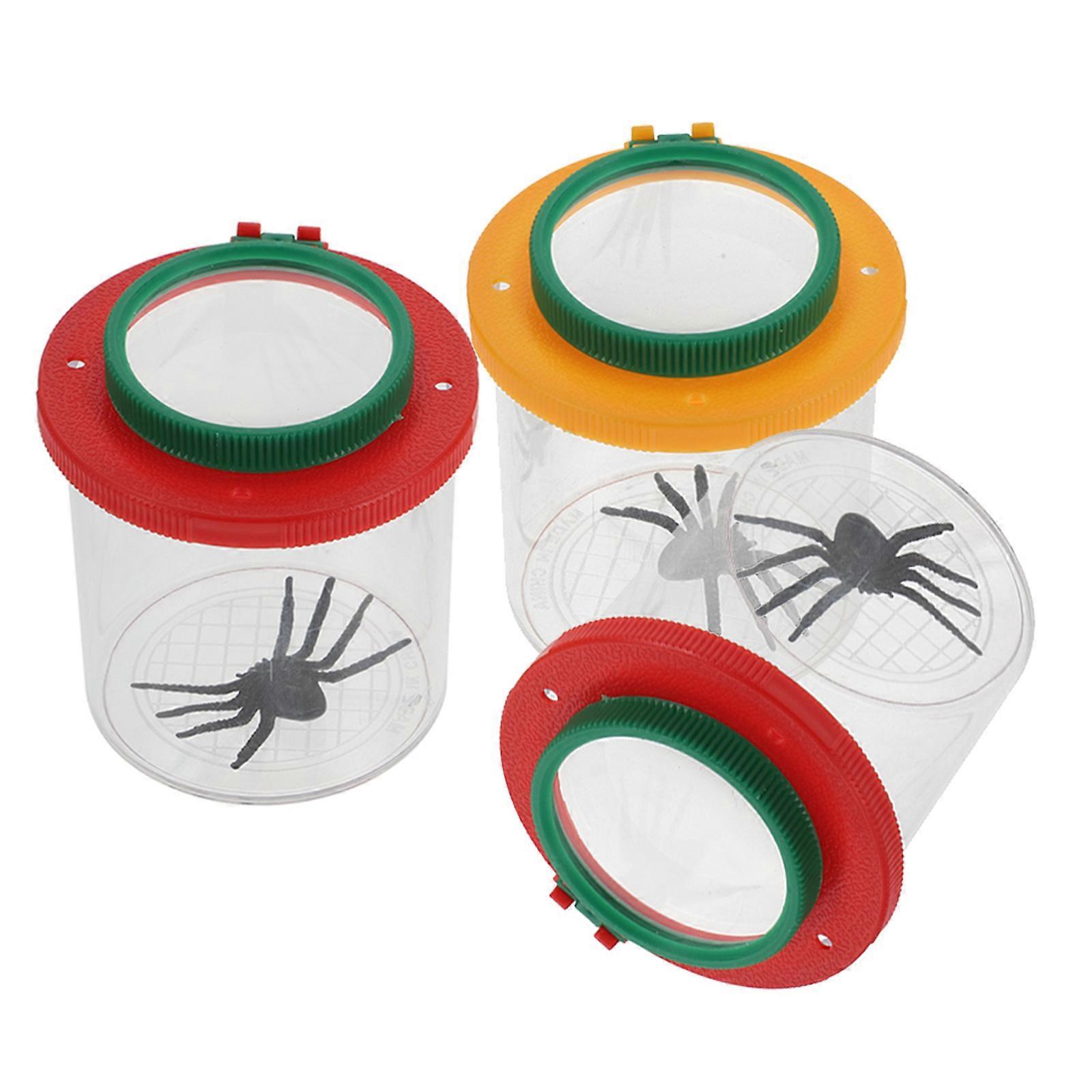 Bug Magnifier Container Box for Kids Scientific Learning 3Pcs