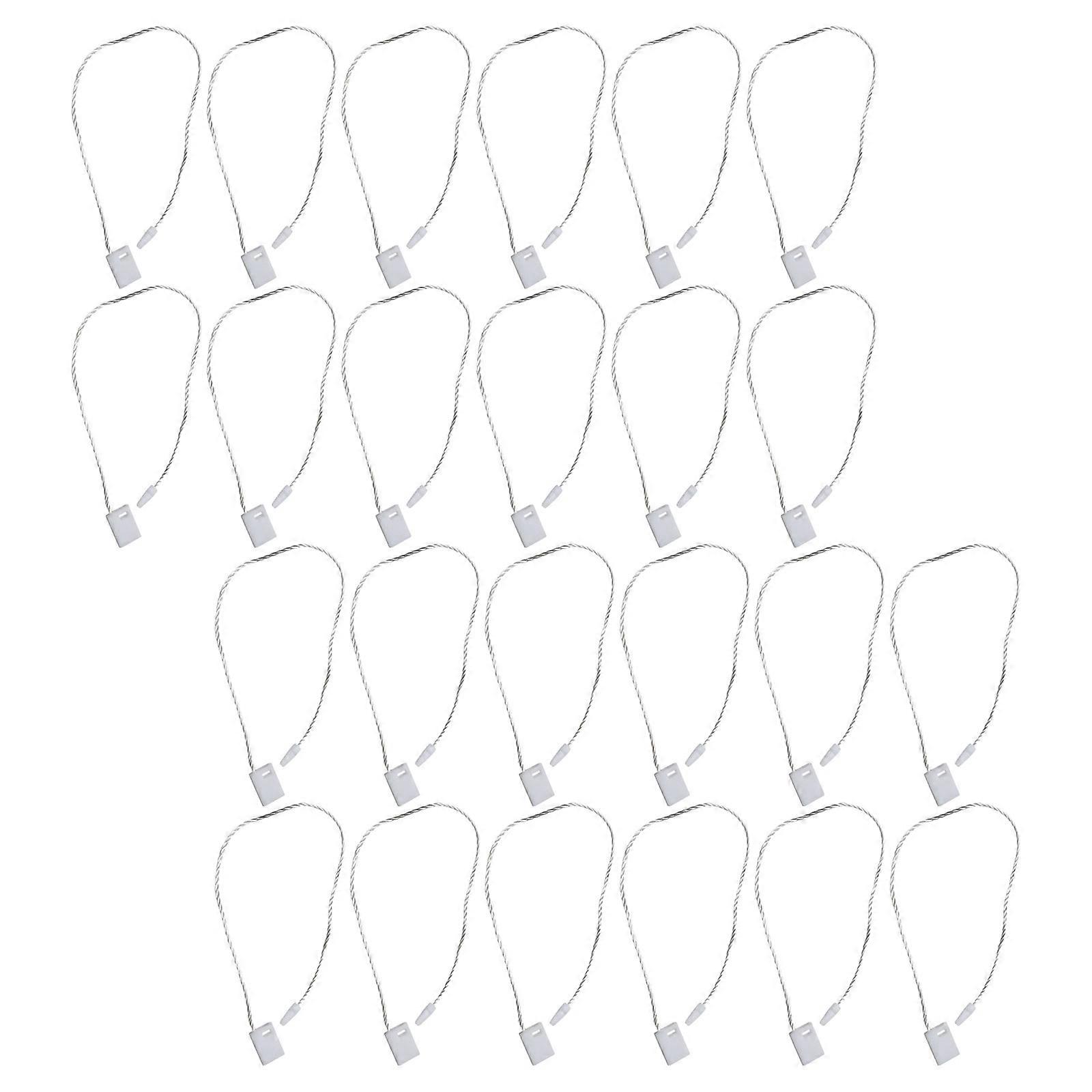 Tie String Rope for Clothes Use 1Pack Plastic Fastener White