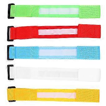 LED Wristband Glow Bracelets Wristbands for Night Use 5Pcs Assorted Colors