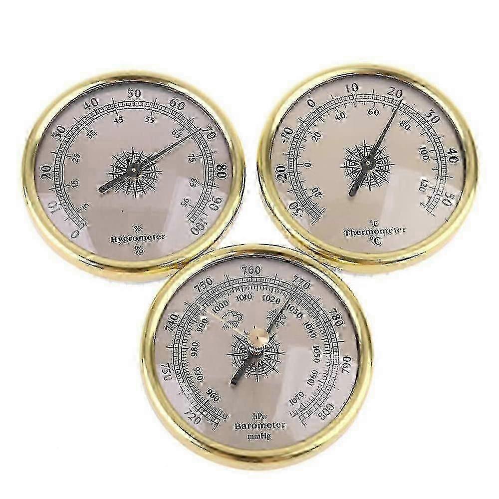 3-i-1 lufttrycksmätare termometer hygrometer barometer väderprognos 72mm,z