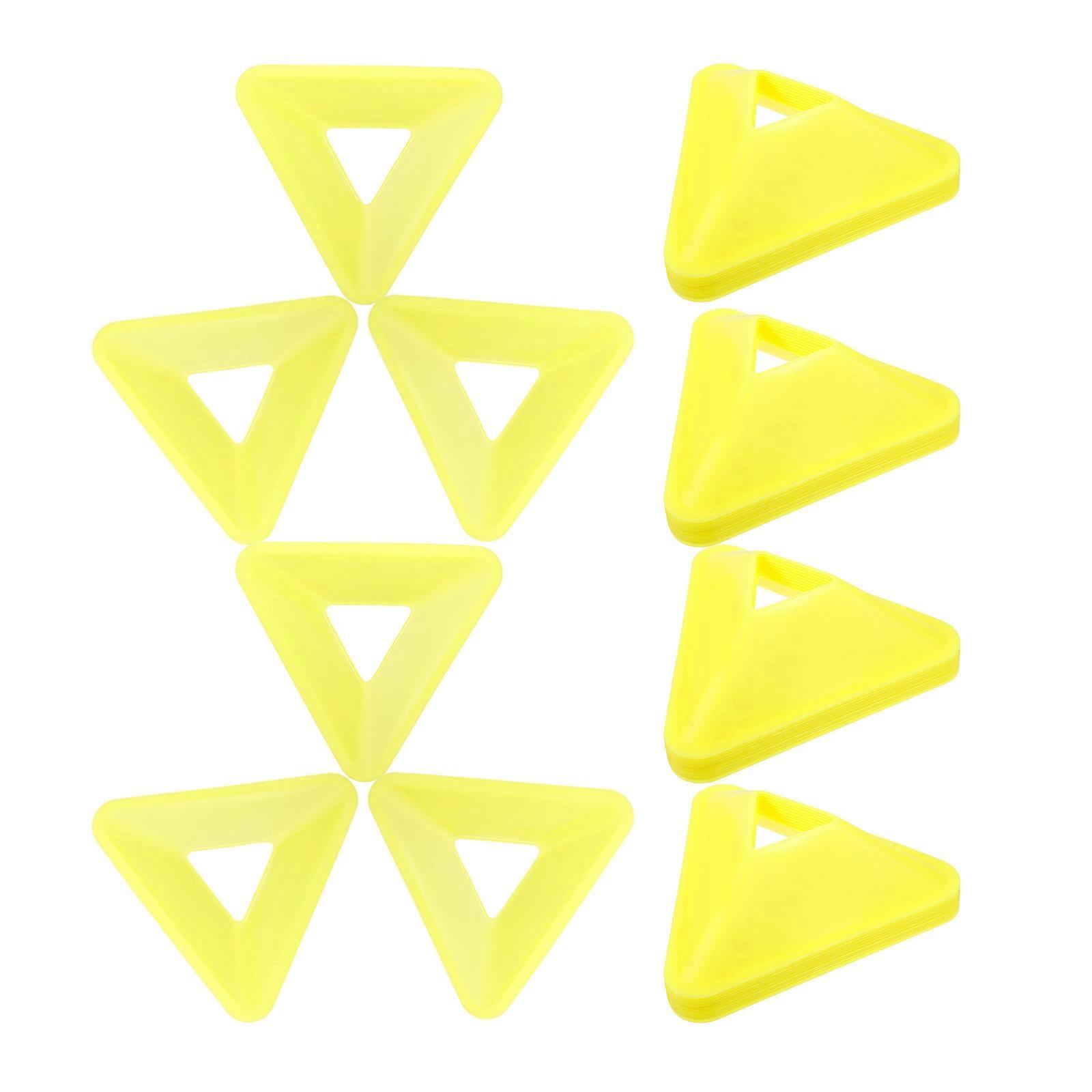 10pcs Multi-function Soccer Cones Portable Disc Cones Professional Agility Cones