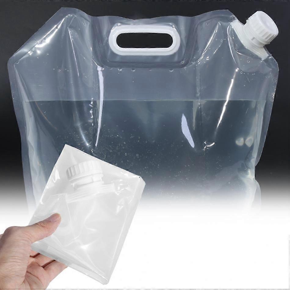5L Foldable Water BagWHITE