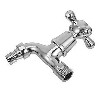 Waschbecken Wasserhahn Kreuzgriff Single Kalter Wasserhahn Einloch Eingriff Toilette Waschbecken Badewanne Waschtisch Wasserhahn Wasser sparen für zu Hause Bademeister
