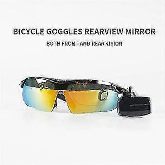 Espelho retrovisor para capacete de bicicleta, rotação de 360 ​​graus, material ABS, ajustável para segurança no ciclismo.