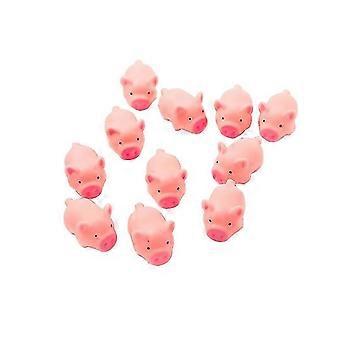 50 peças de brinquedos de porco rosa kawaii para lembrancinhas de festa infantil, mini brinquedos para alívio do estresse para lembrancinhas de festa, prêmios para sala de aula