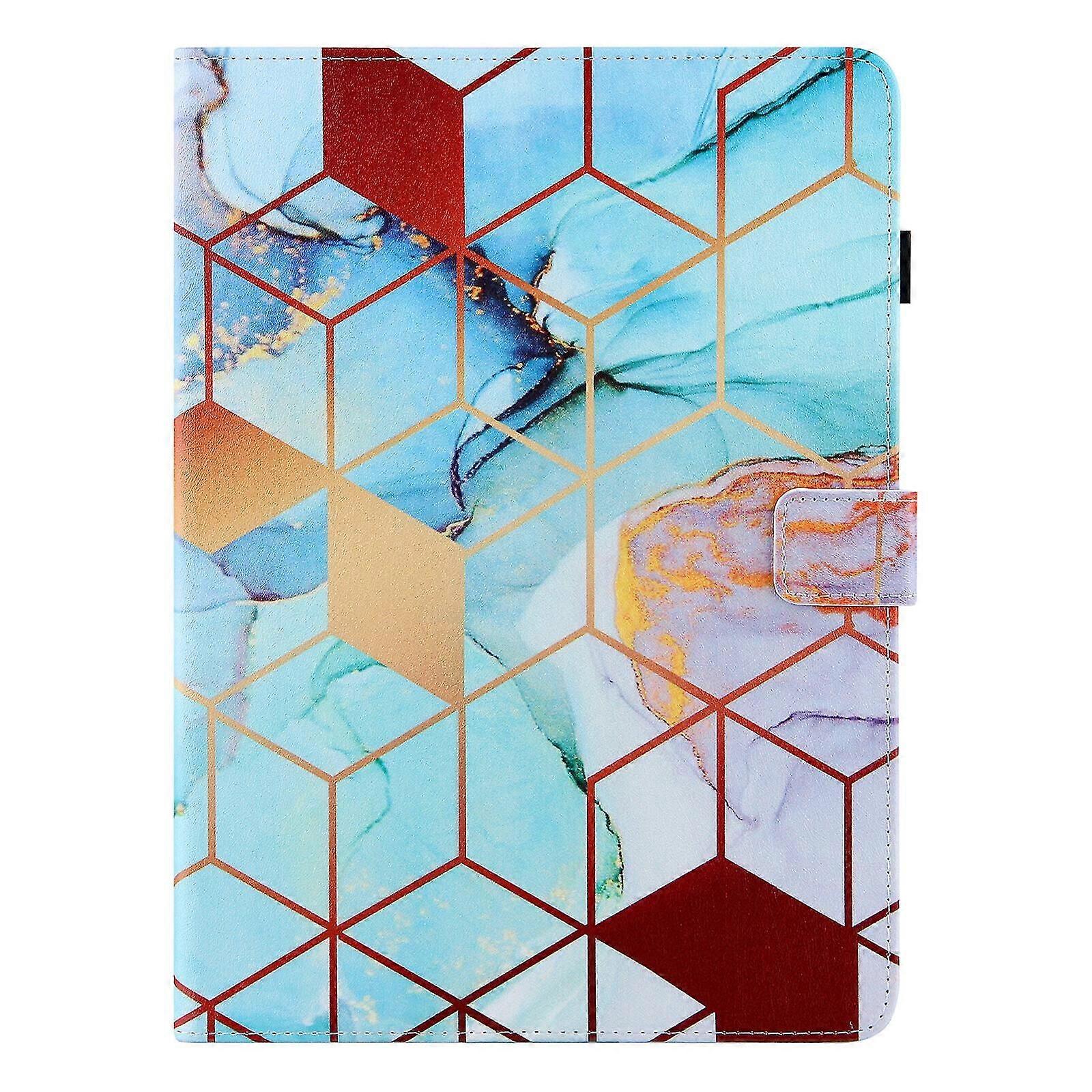Ipad Pro 11" 2021 (3rd Gen) Cover Auto Sleep/Wake Swivel Multi-Angle Viewing Sheath Stand - Patchwork