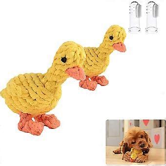 2 piècesJouets à mâcher pour animaux de compagnie, jouets pour chiens en corde, nettoyage naturel des dents, cadeau interactif pour animaux de compagnie