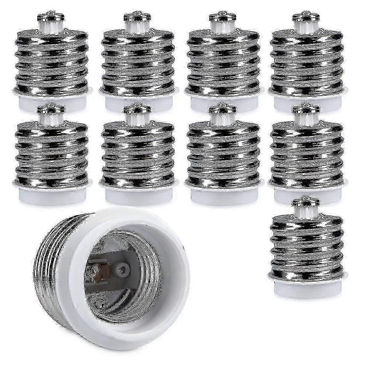 10x E40 to E27 Socket Adapter Converter for LED Halogen Lamp Bulb Holder