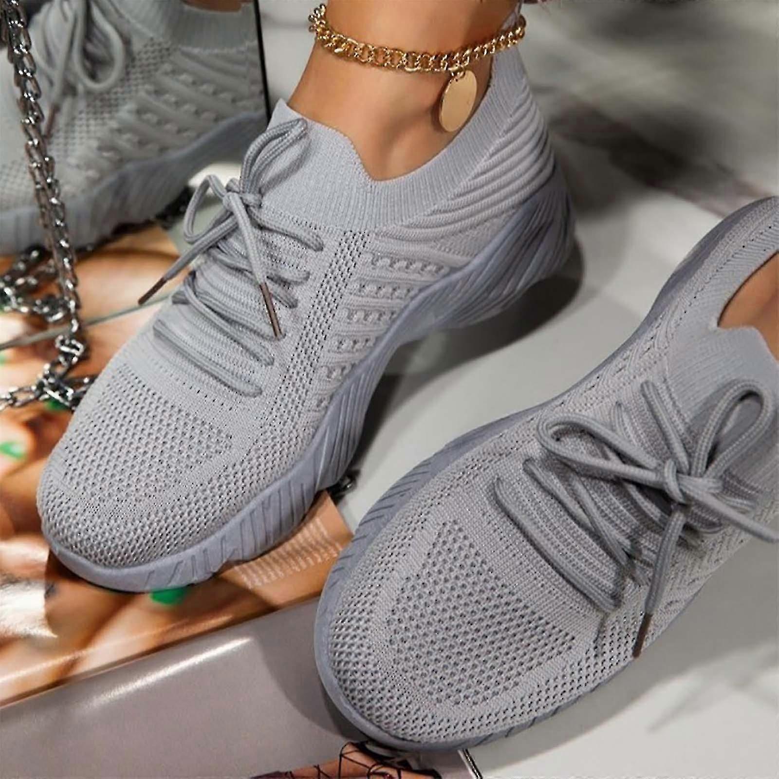 Kvinner Snøre sneakers sko