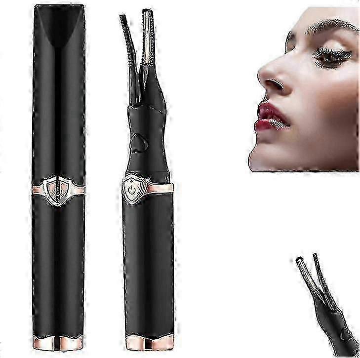 USB Rechargeable Electric Eyelash Curler with Heating Function
