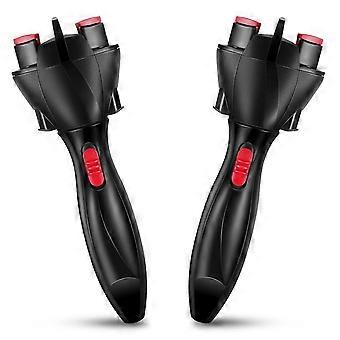 2 automatische elektrische Haarflechtmaschinen, Haarstyling-Werkzeuge zum Flechten und Flechten von Dreadlocks