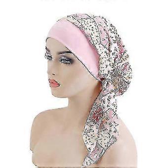 Chemo Head Scarf compatible with Women - Soft Cancer Headwear, Hair Loss Turban & Pre-Tied Bandana compatible with Chemotherapy