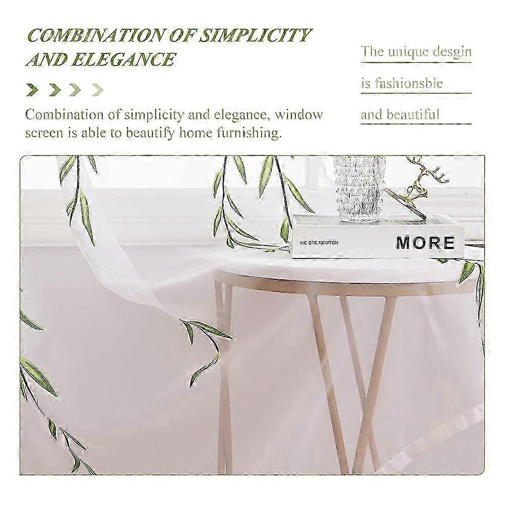Window Sheer Modern Wicker Pattern Privacy Window Sheer Drape compatible with Bedroom