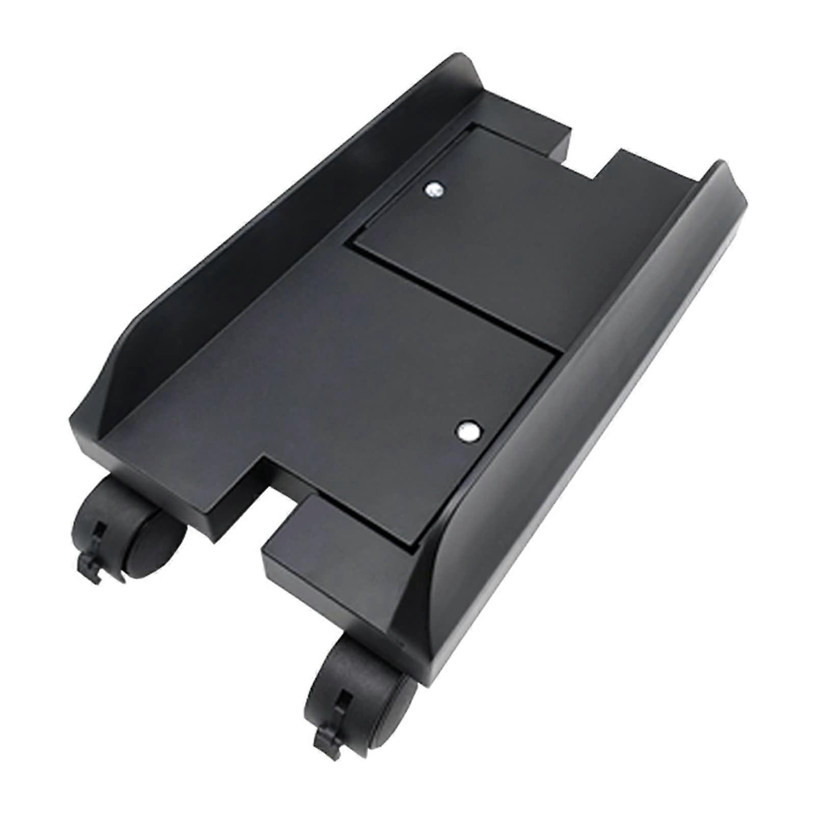 Adjustable Rolling CPU Stand with Lockable Casters, SpaceSaving Computer Tower Holder for Desktop