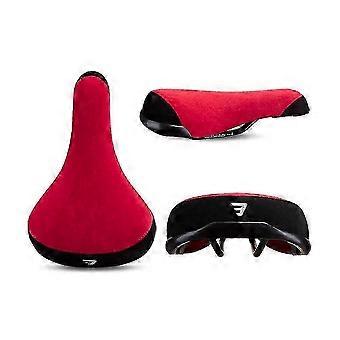 Funsea Bicycle Saddle Wheelie 2 Tones Colors Seat For Bicycles Flannelette Bike Seats Embroidery Logo 8mm Rail erfg